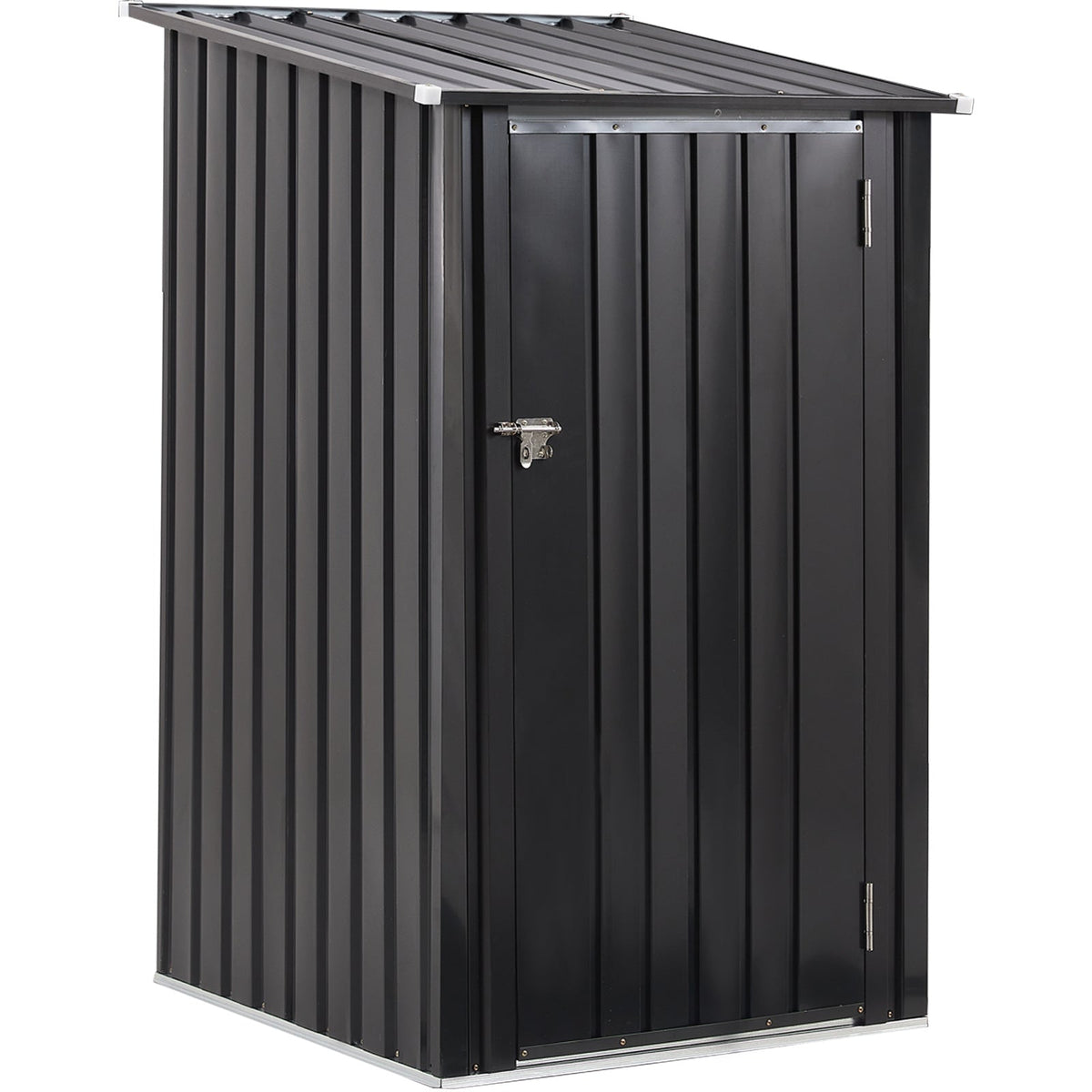 Metal Firewood Storage Shed - Decindoor