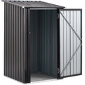Metal Firewood Storage Shed - Decindoor