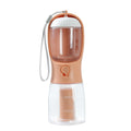 Portable pet hydration bottle for hiking and road trips