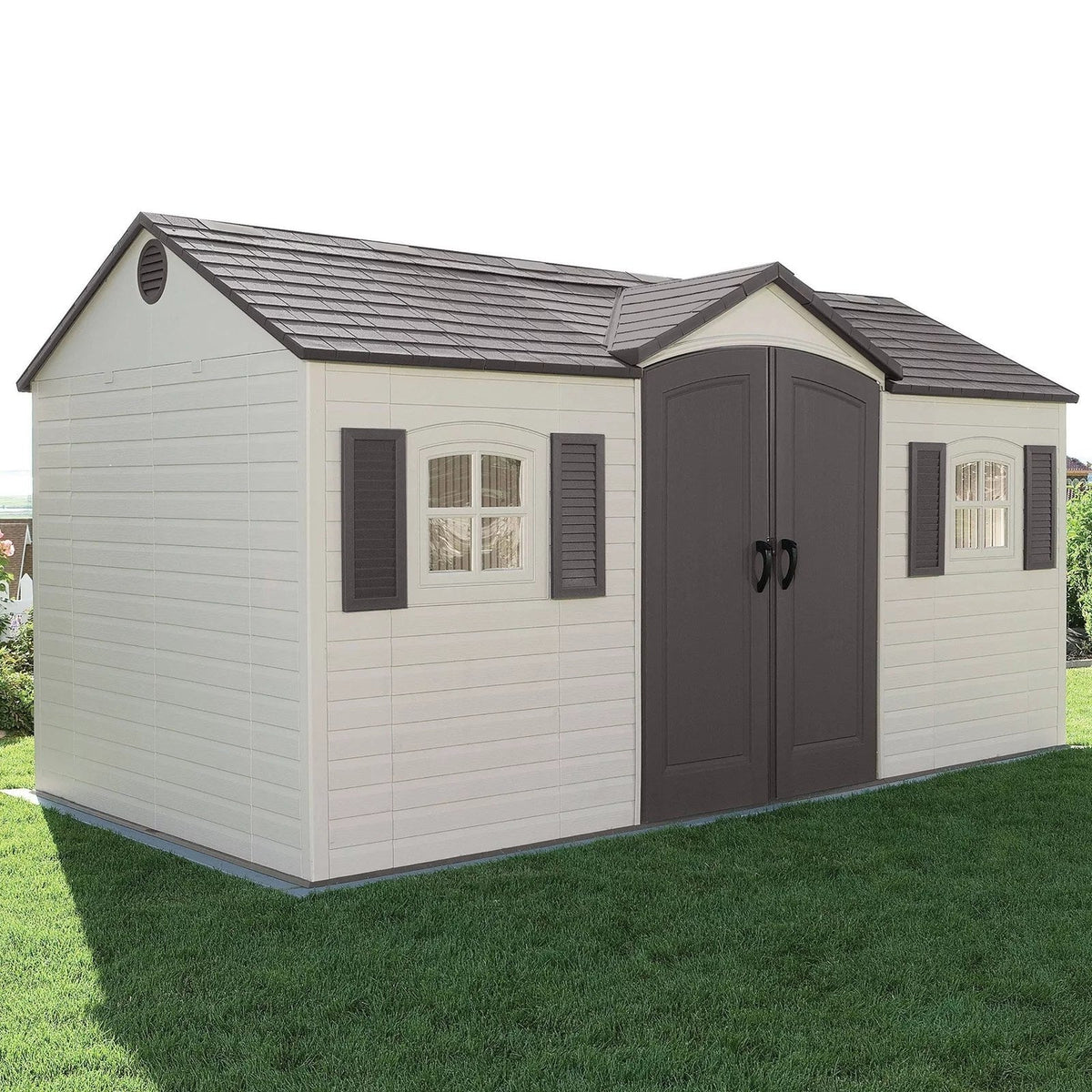 Heartland Coronado 12 - ft x 8 - ft Gable Engineered Wood Storage Shed with Floor Included - Decindoor